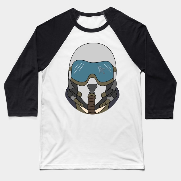 Fighter Jet Military Pilot Baseball T-Shirt by samshirts